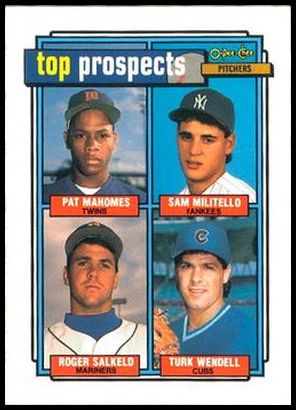 676 1992 Prospects P (Sam Militello Pat Mahomes)
